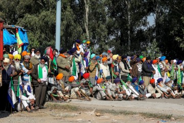 INDIA PROTEST FARMERS