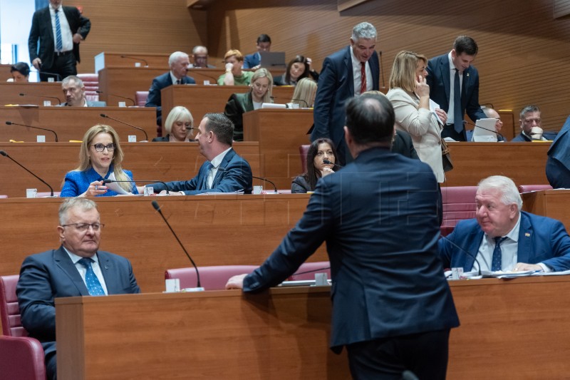 Saborski zastupnici glasaju o raspravljenim točkama