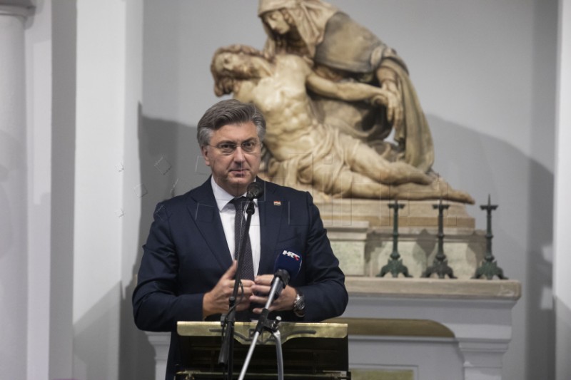 Plenković na otvorenju Muzejsko-galerijskog prostora "Marija Zvijezda"