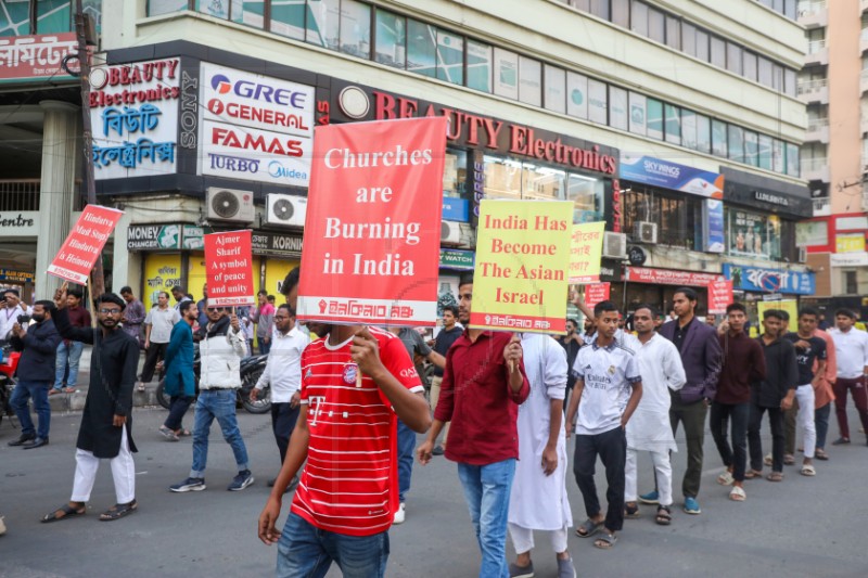 BANGLADESH INDIA PROTEST