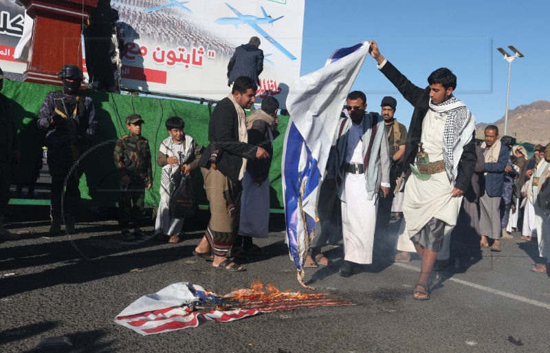 YEMEN ISRAEL USA PROTEST