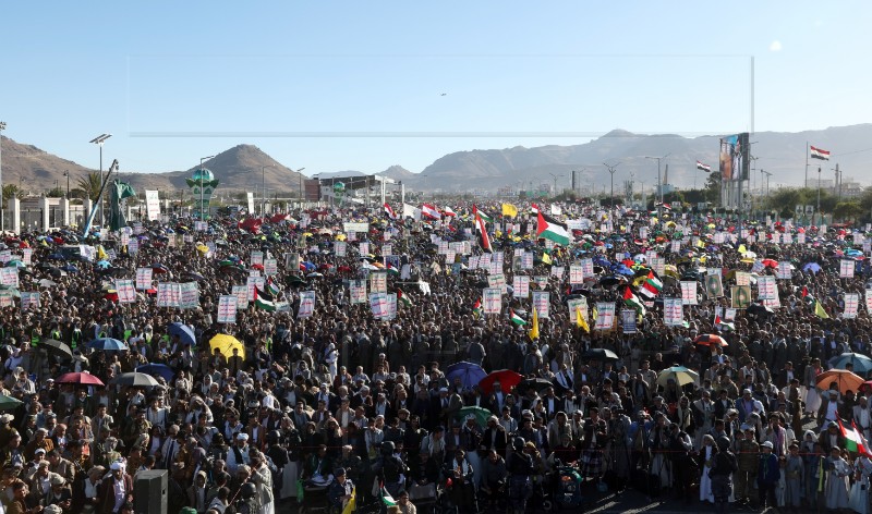 YEMEN ISRAEL USA PROTEST