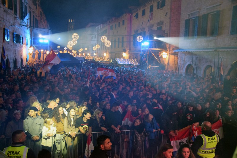 Dubrovnik - Marko Perković Thompson na Stradunu