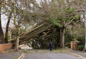 BRITAIN WEATHER STORM DARRAGH