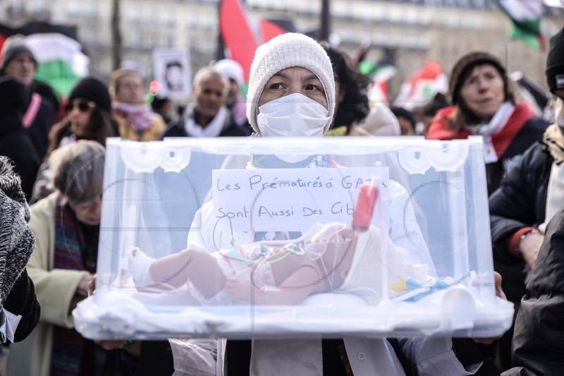 FRANCE PARIS NOTRE DAME PROTEST 