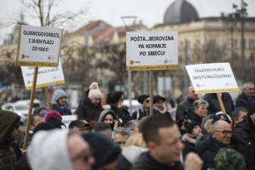 Prosvjed 'Zajedno za veće plaće'