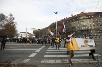 Prosvjed 'Zajedno za veće plaće'