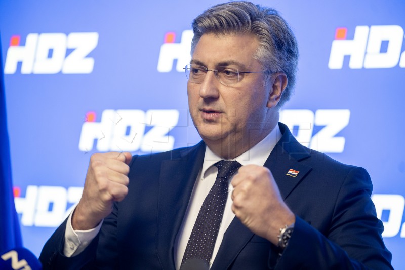 Sjednica Predsjedništva HDZ-a - izjava Plenković