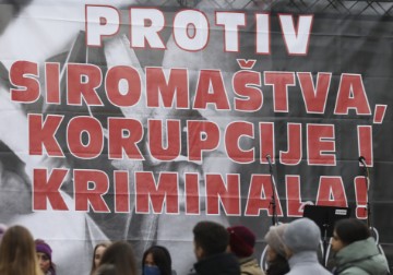 Prosvjed "Protiv siromaštva, korupcije i kriminala!"