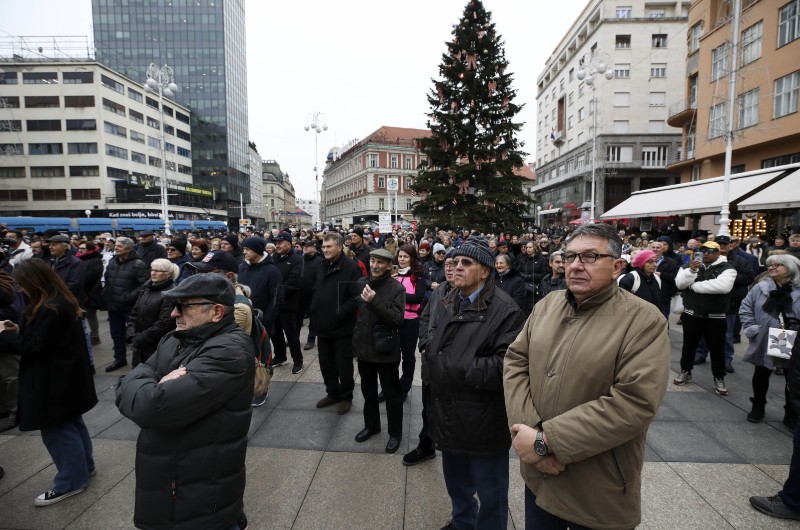 Prosvjed "Protiv siromaštva, korupcije i kriminala!"