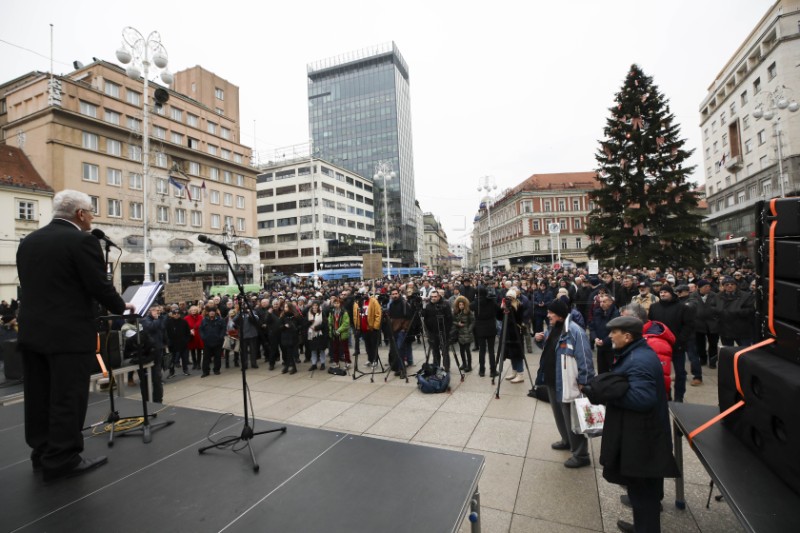 Prosvjed "Protiv siromaštva, korupcije i kriminala!"