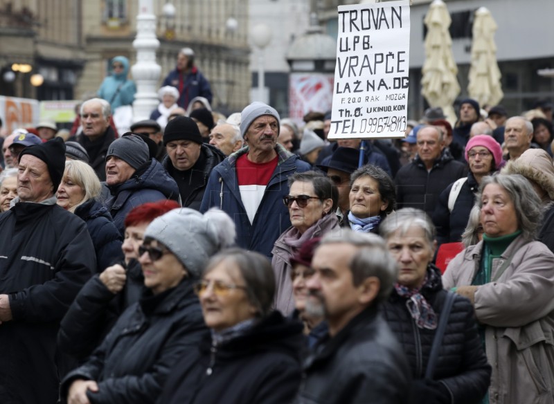 Prosvjed "Protiv siromaštva, korupcije i kriminala!"