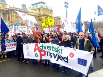 Prosvjed školskih sindikata
