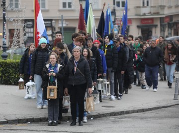 Ceremonija donošenja Betlehemskog svjetla mira u Hrvatsku