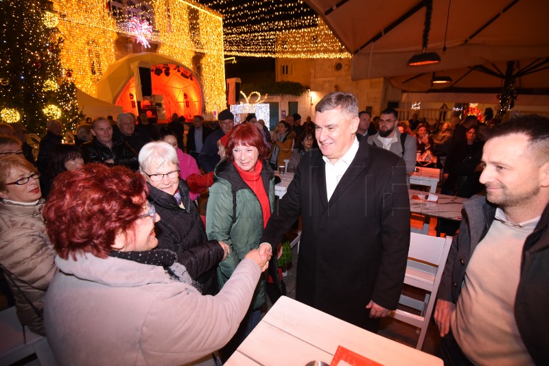 Predsjednik Republike Zoran Milanović posjetio Trogir