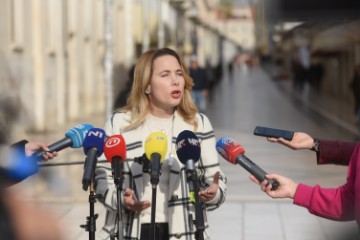 Kandidatkinja za predsjednicu Marija Selak Raspudić održala konferenciju za medije