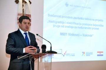 Svečanost u povodu završetka nadogradnje željezničke pruge Vinkovci - Vukovar