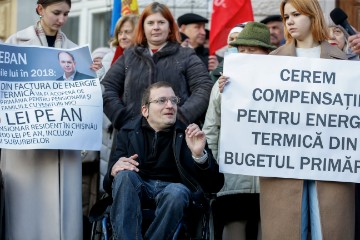 MOLDOVA OPPOSITION PROTEST