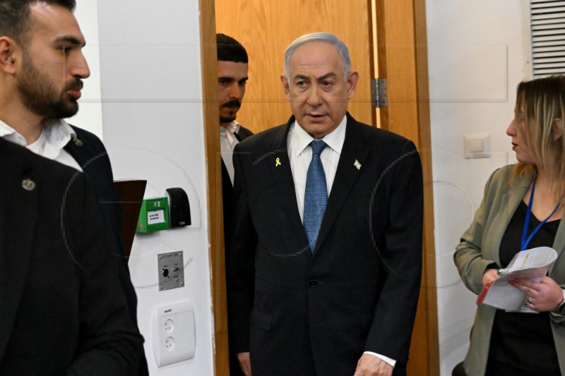 MIDEAST ISRAEL NETANYAHU TRIAL