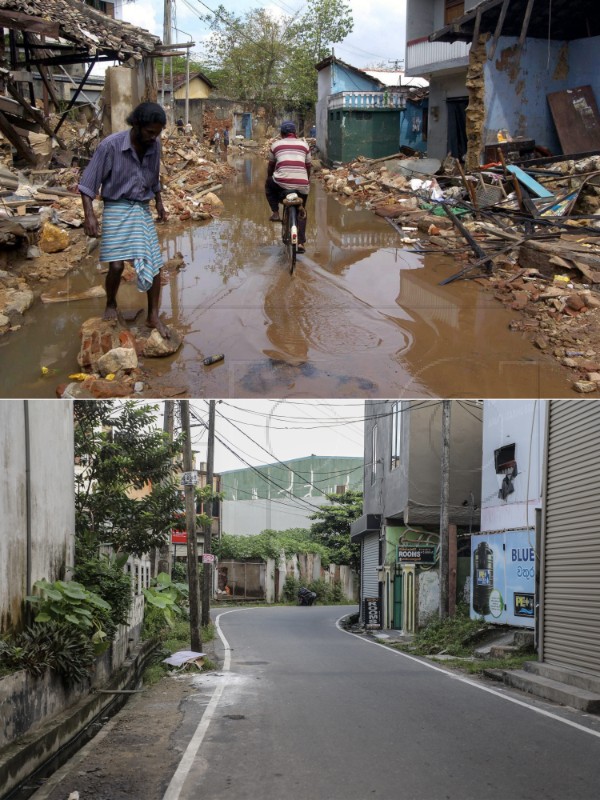 SRI LANKA PHOTO SET INDIAN OCEAN EARTHQUAKE TSUNAMI