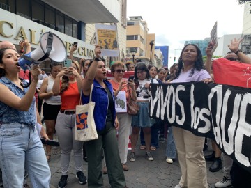 ECUADOR MISSING PERSONS PROTEST