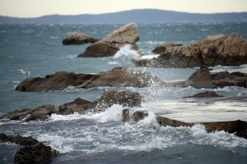 Split: Jaka Bura puše uz obalu