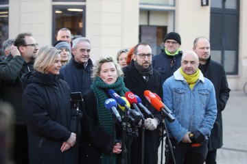 Konferencija za medije predsjedničke kandidatkinje Ivane Kekin