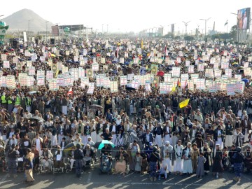 YEMEN HOUTHIS PROTEST