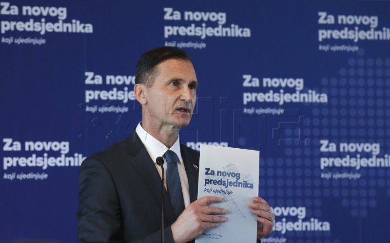 Završna konferencija za medije Dragana Primorca