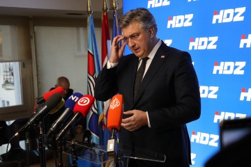 Plenković dao izjavu za medije