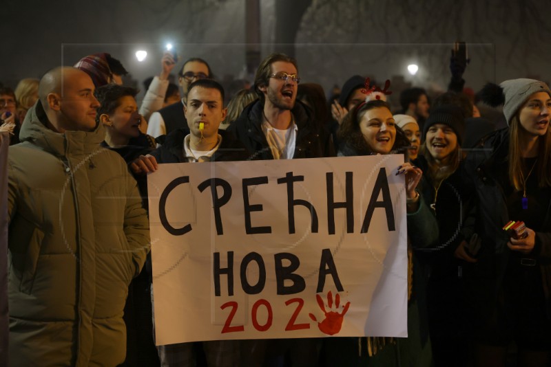 SERBIA ACCIDENT STUDENT PROTEST