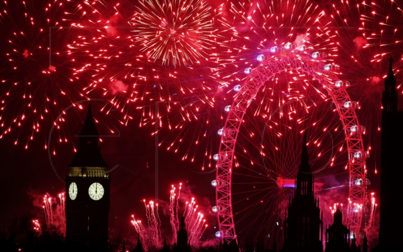 BRITAIN NEW YEARS EVE 2025 CELEBRATIONS