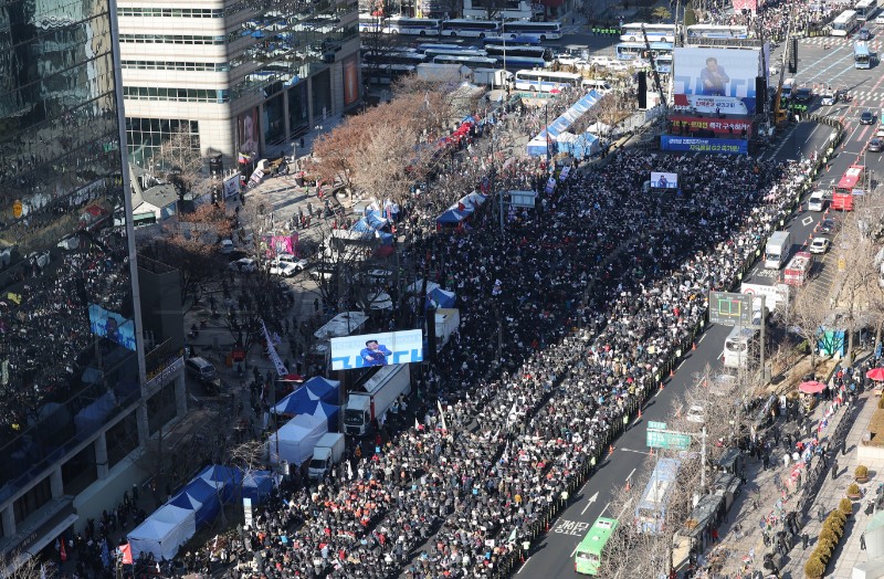 SOUTH KOREA RALLY IN SUPPORT OF YOON