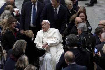 VATICAN POPE FRANCIS AUDIENCE