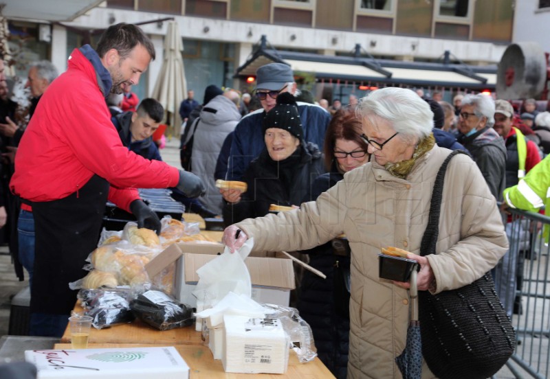 Rijeka: Proslava Badnjaka po Julijanskom kalendaru