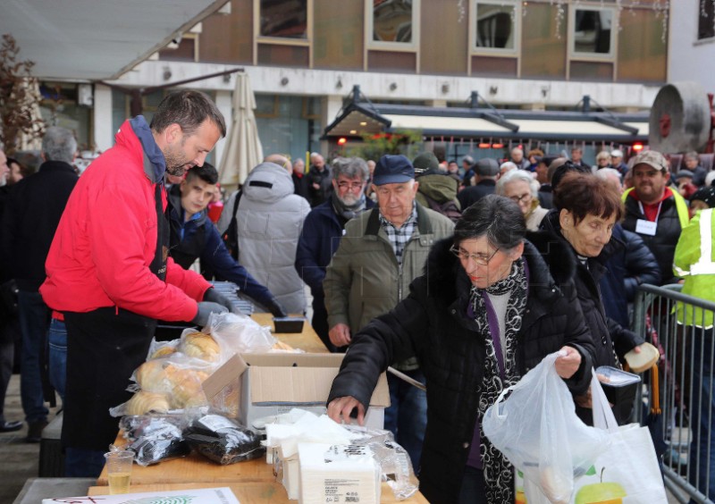 Rijeka: Proslava Badnjaka po Julijanskom kalendaru