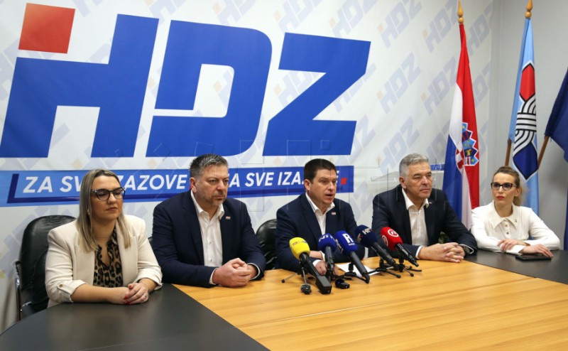 Rijeka: Konferencija za novinare ŽO HDZ-a PGŽ