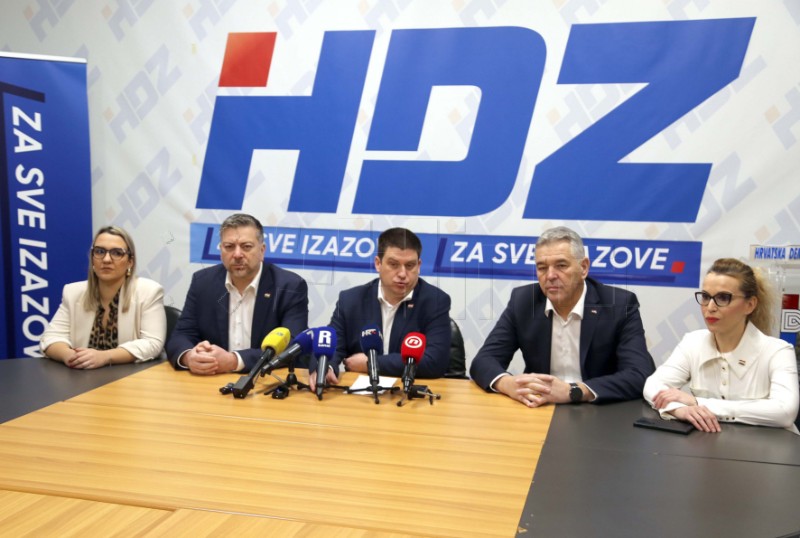 Rijeka: Konferencija za novinare ŽO HDZ-a PGŽ