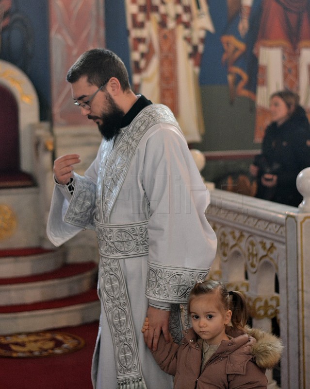 Karlovac: Božićna liturgija za vjernike koji slave Božić po julijanskom kalendaru