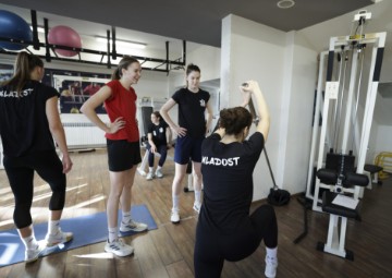 Otvoreni trening odbojkašica Mladosti