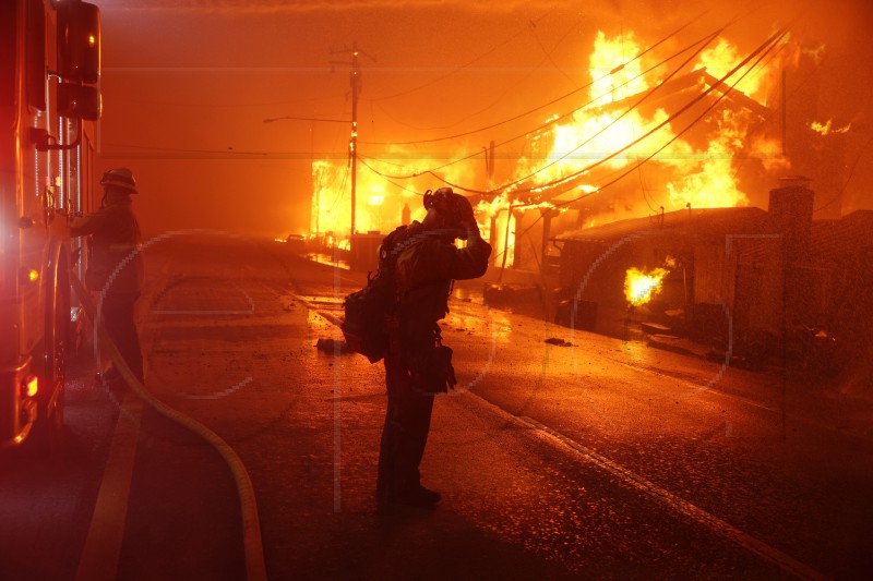 USA CALIFORNIA WILDFIRE