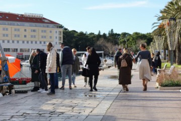 Makarska početkom siječnja