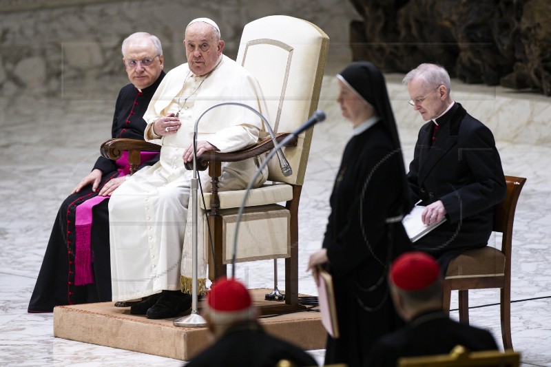 VATICAN POPE FRANCIS GENERAL AUDIENCE