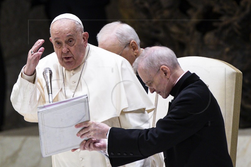 VATICAN POPE FRANCIS GENERAL AUDIENCE