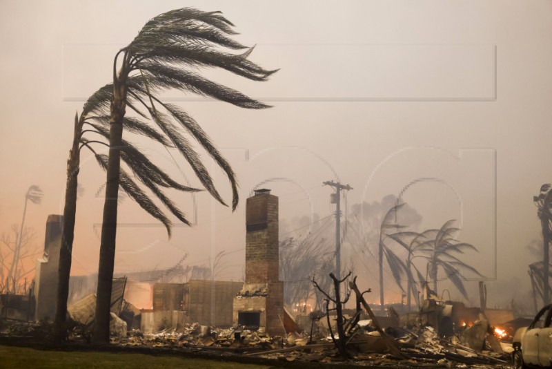 USA CALIFORNIA WILDFIRE