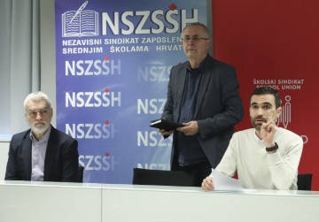 Konferencija za medije tri sindikata obrazovanja i znanosti 