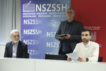 Konferencija za medije tri sindikata obrazovanja i znanosti 