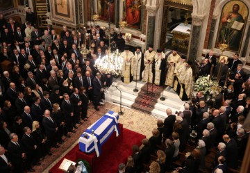 GREECE COSTAS SIMITIS FUNERAL