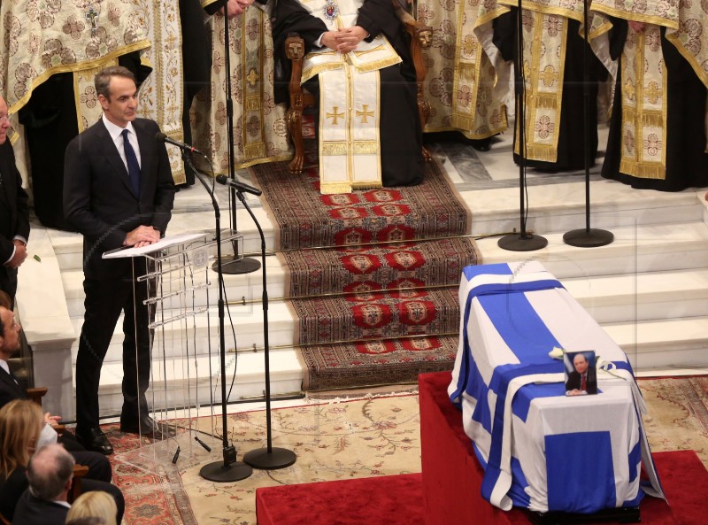 GREECE COSTAS SIMITIS FUNERAL