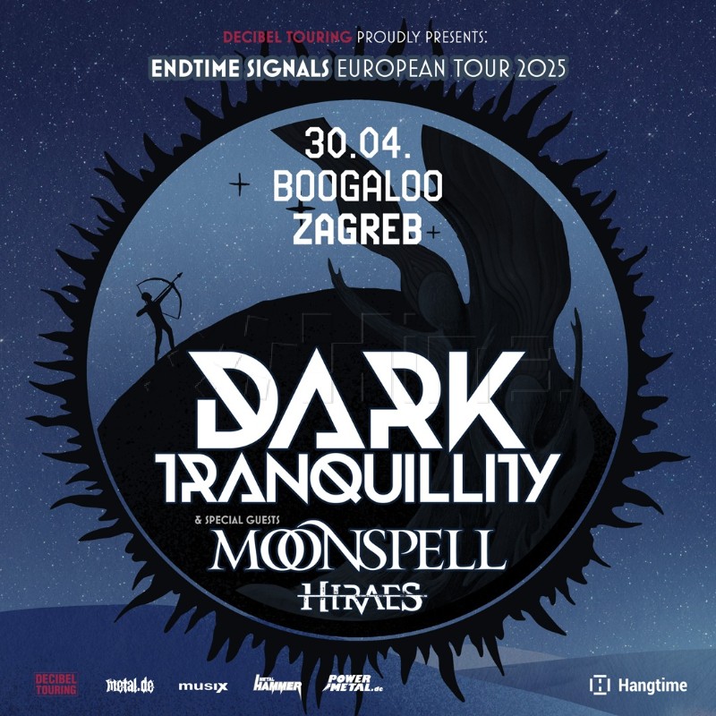 Dark Tranquillity i Moonspell krajem travnja u Boogaloo klubu